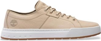 Timberland Beige Leren Sneaker Maple Grove - Heren - Sneakers - Beige - 42 EU - Tweed - Schoenen