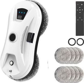 OEM Robot Limpiacristales, Pulverizaci&oacute;n Autom&aacute;tica De Agua, Potente Succi&oacute;n, Enchufe Europeo
