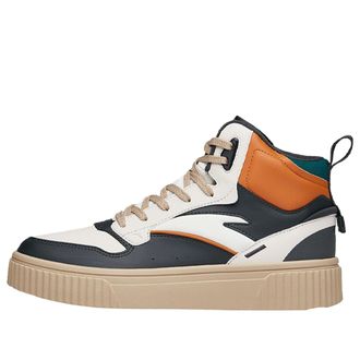 Anta Life Series Sneakers High White Grey Orange 912248015-3