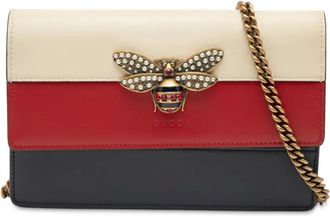 Gucci 2000-2015 Queen Margaret Wallet on Chain kalfsleren crossbodytas - Rood