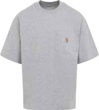 Carhartt Work in Progress Heather Grey Crew Neck T-Shirt