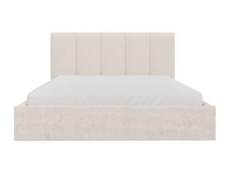 VENTE-UNIQUE.COM Cama con canap&eacute; abatible tela beige