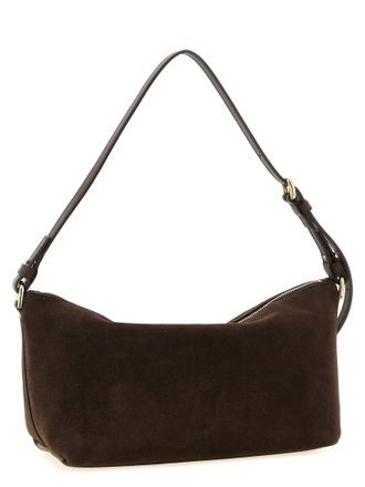 Furla Suede Shoulder Bag - Brown