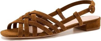 Loeffler Randall Shelly Wrap Sandal Womens Shoes Cacao : 10.5 B - Medium, Synthetic