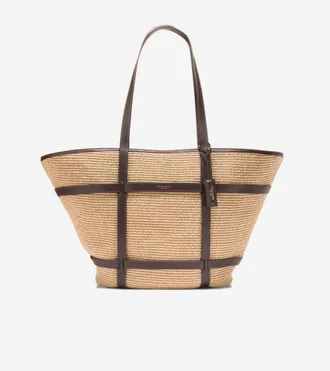 Cole Haan Womens Key West Tote Bag - Beige