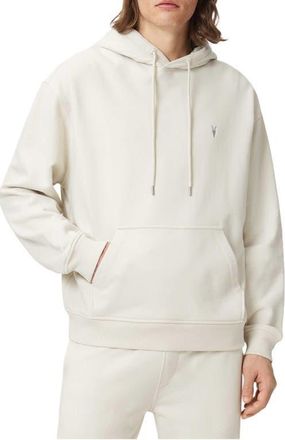 AllSaints Asher Hoodie Sweatshirt in Birch White at Nordstrom, Size Xx-Large
