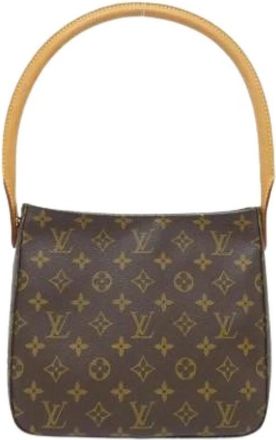 Louis Vuitton Pre-owned Shoulder Bags, female, Brown, Size: ONE SIZE Pre-owned Looping MM Shoulder Bag