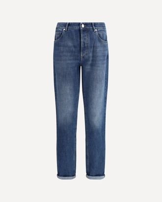Brunello Cucinelli Cuffed Jeans Male 56