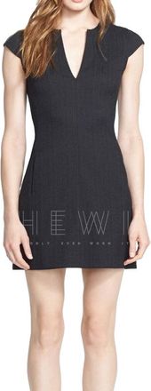 L'agence Black Tailored Mini Dress Size S
