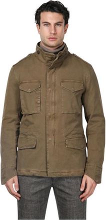 Mason's M74 Field Jacket - Heren - Zomerjassen - Bruin - S - Katoen - Jassen