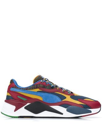 Puma RS-X&sup3; Mix sneakers - men - Leather/Rubber/Fabric/Fabric - 8 - Blue