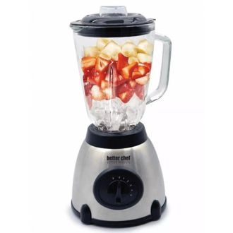 Better Chef Better Chef 500W Glass Jar Blender - Stainless - IM-601S