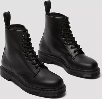 Dr. Martens 1460 Mono 14353001 Mens Black Leather Lace-Up Ankle Boots RHS5149