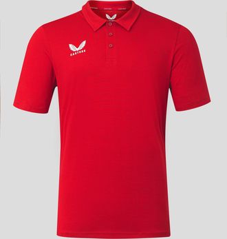 Castore Mens Cotton Leisure Polo - True Red