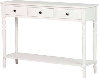 Adda Home Adda Home - Consola Mdf Pino Blanco 110x32x75 Cm