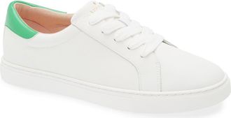 Kate Spade New York adora sneaker in Optic White/Fresh Green at Nordstrom Rack, Size 8.5