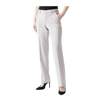 Cinque Cinque, Dames, Broeken, Grijs, Maat: S Wol