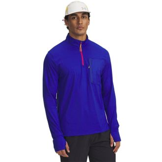Under Armour Heren Launch Trail T-Shirt (Blauw)