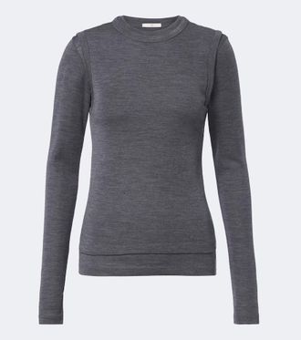 R&oacute;he R&oacute;he Layered wool sweater