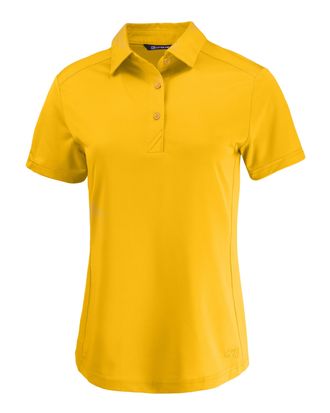 Cutter & Buck Prospect Textured Stretch Womens Short Sleeve Polo Shirt