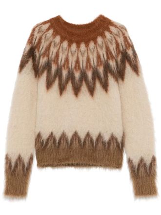 Isabel Marant Natania sweater - women - Fabric - 42 - Brown