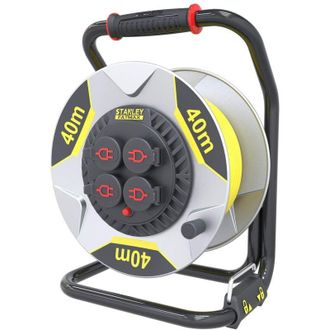 Stanley Fatmax 227159 Bobinadora, Negro, Amarillo, Gris, 40 Metros