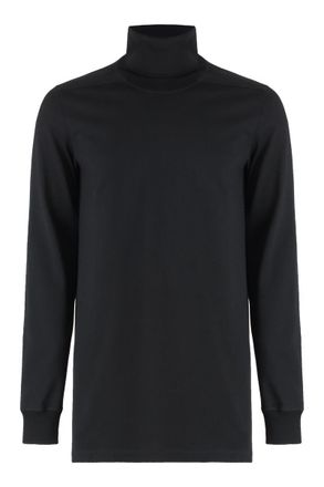 Rick Owens Long Sleeve Cotton Turtleneck