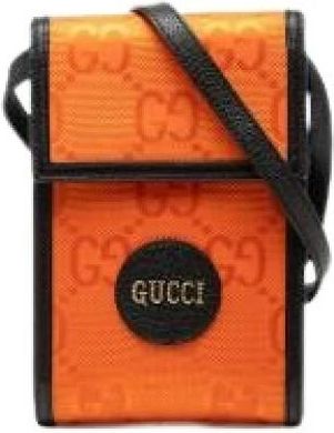 Gucci Pre-owned Mini Crossbody Bag - Dames - Vintage Mini Tas - Oranje - ONE Size - Leer - Vintage