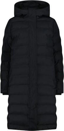 F.lli Campagnolo Chaqueta Larga Acolchada con Capucha Fija - Sport - Mujer - Negro - 3XL