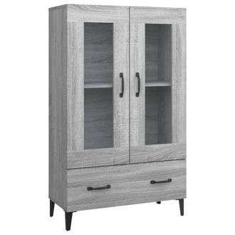 Berkfield Home Highboard Grey Sonoma 70x31x115 cm Engineered Wood | Size: 70 x 31 x 115 cm