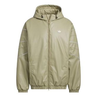 adidas PU Oversized Jacket Pad Asia Sizing Orbit Green KC2654