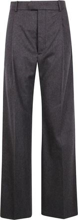 Carven Wide Broeken - Dames - Wijde Broeken - Grijs - M - Broeken