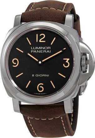 Officine Panerai Pre-owned Panerai Luminor Black Dial Mens Watch PAM00914