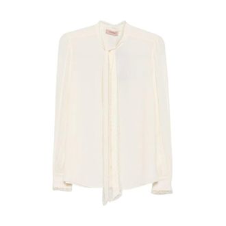 Twinset Donna, Camicette, Bianco, L, new