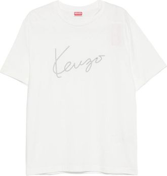 Kenzo Logo-embroidered T-shirt