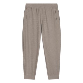 Emporio Armani Sweatpants, male, Beige, Size: M Slim Fit Trousers