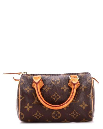 Louis Vuitton Brown Monogram Canvas Speedy Mini Hl (Authentic Pre-Loved)