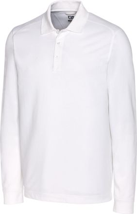 Cutter & Buck Advantage Eco Tri-Blend Pique Mens Big and Tall Long Sleeve Polo