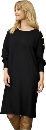 In Front Mujer, Vestidos, Negro, Talla: L