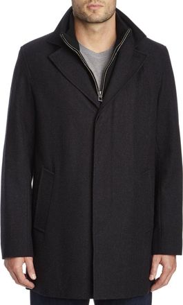 Cole Haan Wool-Blend Coat