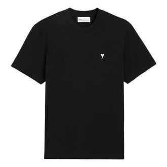 Ami Small Heart Logo T-Shirt Black HTS346-724-045