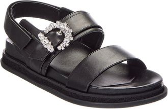 Jimmy Choo London Cheri Lug Leather Sandal