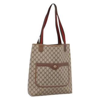 Gucci Pre-owned Vintage Tote Bag - Pre-owned - Mujer - Marr&oacute;n - ONE SIZE