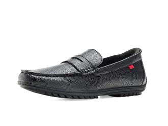 Marc Joseph New York John Street (Hands Free Technology) Mens Slip on Shoes Black Grainy Leather : 10.5 W, Faux Leather