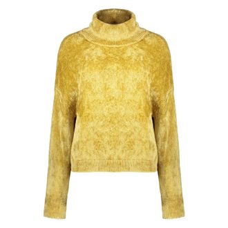 Herno Turtleneck Trui - Dames - Coltruien - Geel - XL - Truien & Vesten