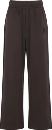 PANGAIA Straight Leg Track Pants - Dames - Sweatpants - Bruin - M - Katoen - Broeken