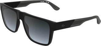 Lacoste Rechthoekige Zonnebril - Heren - Zonnebrillen - Zwart - 58 MM - Accessoires