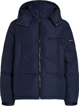 Karl Lagerfeld Piumino con cappuccio - Blu