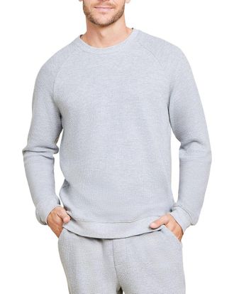 Barefoot Dreams Mc Waffle Knit Raglan Pullover