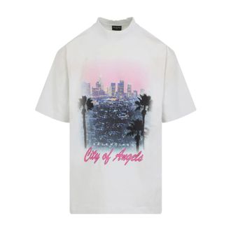 Balenciaga Heren, Tops, Wit, Maat: L Katoen